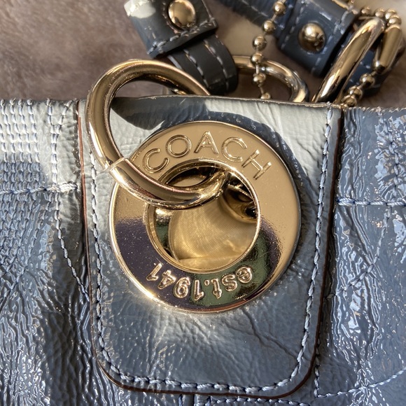 Coach Patent Leather stitched Alex